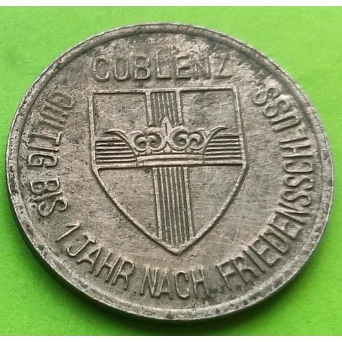 Германия (Кобленц) нотгельд 25 пфеннигов 1918 г.