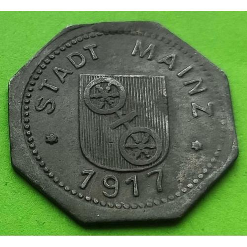 Германия (Майнц) нотгельд 5 пфеннигов 1917 г.