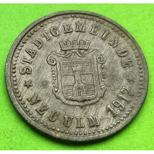 Германия (Ной-Ульм) нотгельд 10 пфеннигов 1917 г.