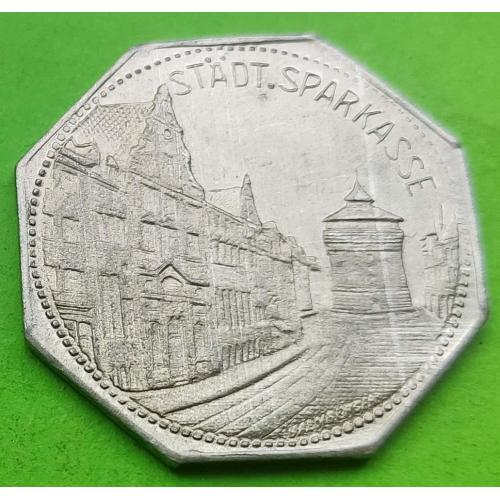 (+++) Германия (Нюрнберг) нотгельд 20 пфеннигов 1921 г. (Городская сберкасса)