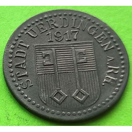 (+++) Германия (Юрдинген) нотгельд 10 пфеннигов 1917 г.
