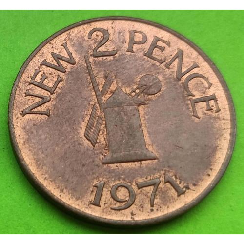 Гернси 2 новый пенса 1971 г.