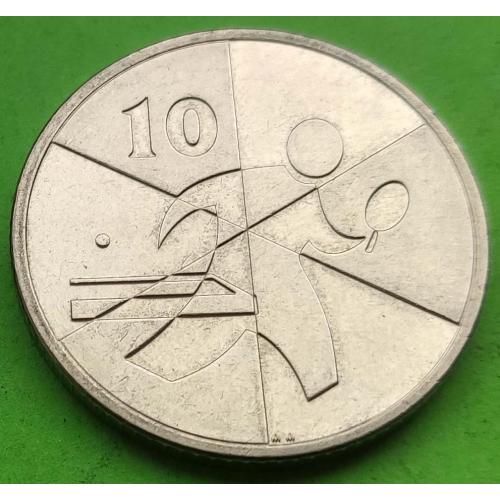 Гибралтар 10 пенсов 2019 г. (спорт)