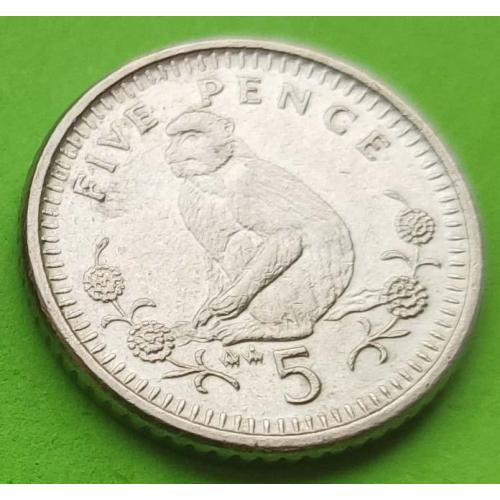 Гибралтар 5 пенсов 1990 г.