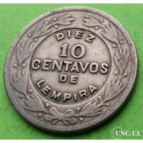 Гондурас 10 сентаво 1951 г. (тип монеты 1932, 1951, 1956 гг.)