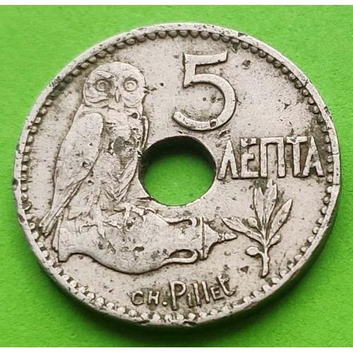 Греция 5 лепт 1912 г.