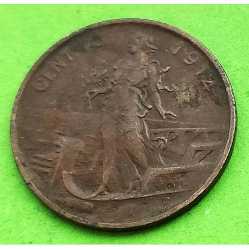 Хорошее состояние - Италия 1 чентезимо 1914 г.