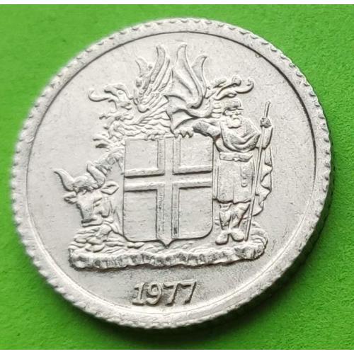 Исландия 1 крона 1977 г.