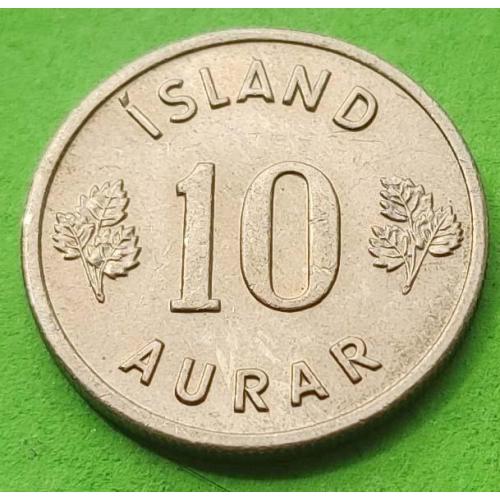 Исландия 10 эре 1969 г. (никель)