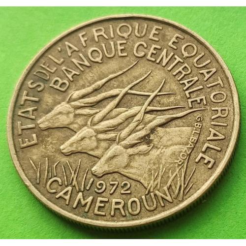 Камерун 25 франков 1972 г. (Banque centrale)