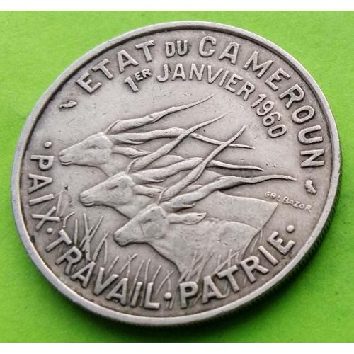 Камерун 50 франков 1960 г. - хорошее состояние