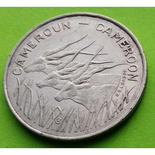 Камерун-Камерун 100 франков 1975 г. - не тертая