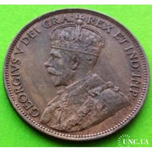 Канада 1 цент 1916 г. (Георг V) - отличное состояние