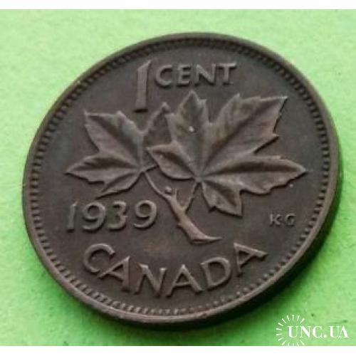 Канада 1 цент 1939 г. (Георг VI - император) - есть погодовка, спрашивайте