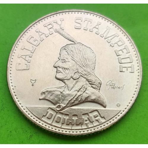 Канада (Калгари) 1 доллар 1977 г. (монета, ходившая на фестивале)