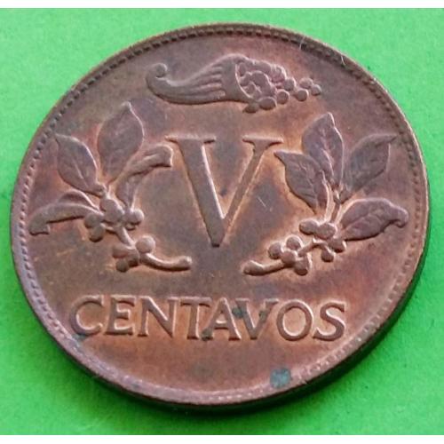 Колумбия 5 сентаво 1970 г. 