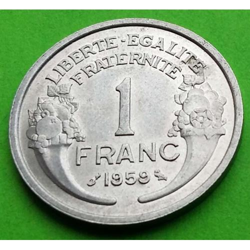 Красивая - Франция 1 франк 1959 г.