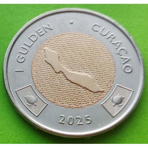 Кюрасао 1 гульден 2025 г.