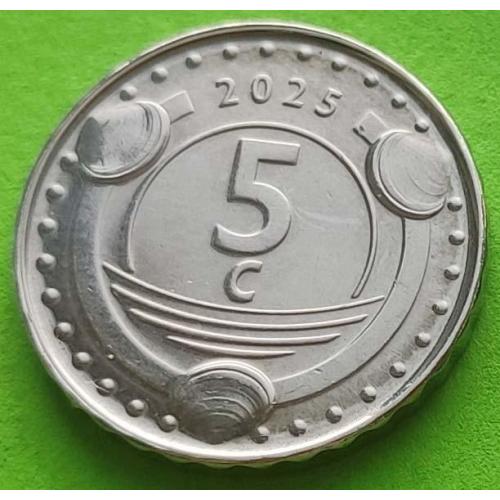 Кюрасао 5 центов 2025 г.