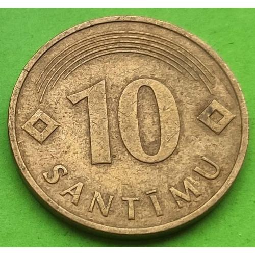 Латвия 10 сантимов 1992 г.