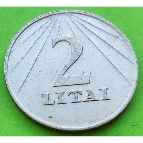 Литва 2 лита 1991 г. - редкая эмиссия и номинал