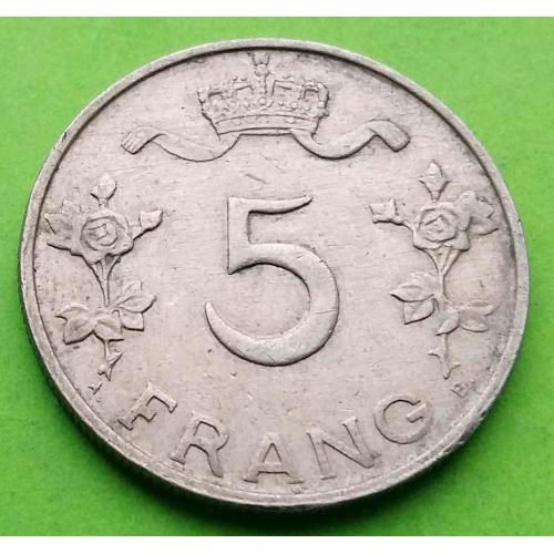 Люксембург 5 франков 1949 г. 