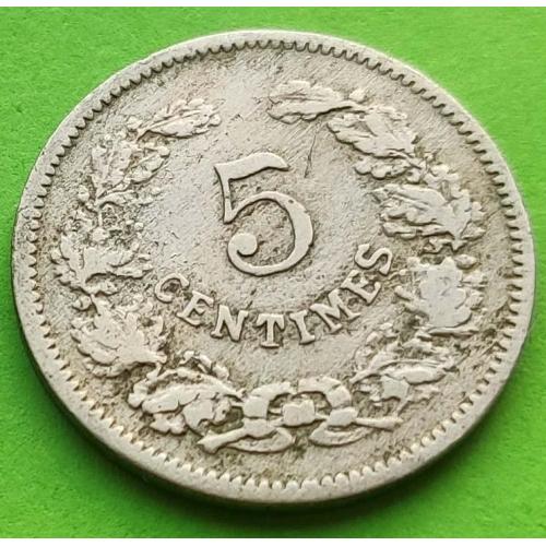 Люксембург 5 сантимов 1901 г.
