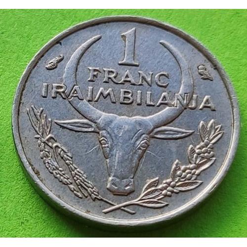 Мадагаскар 1 франк 1965 г.