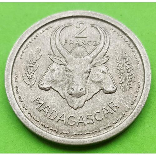 Мадагаскар 2 франка 1948 г.