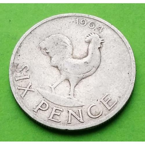 Малави 6 пенсов 1964 г. - редкая эмиссия