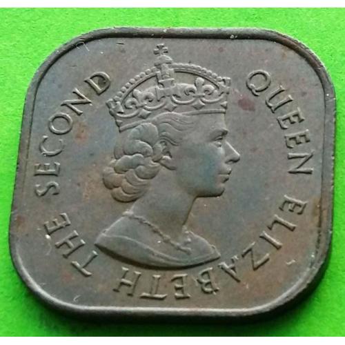 Малайя и Британское Борнео 1 цент 1958 г. (Елизавета II)