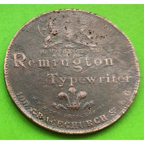 Медаль-монета размером как 1 пенни (гурт рубчатый) - Бриллиантовый юбилей правления Виктории 1898 г.