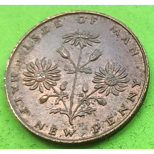 Мэн 1/2 пенни 1974 г.