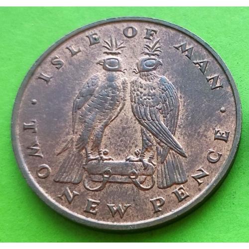 Мэн 2 пенса 1971 г.