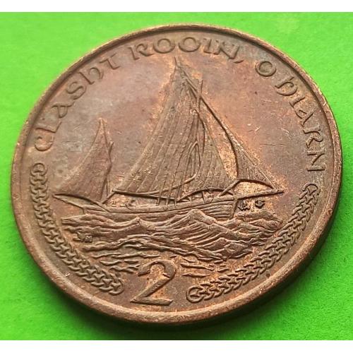 Мэн 2 пенса 2001 г.