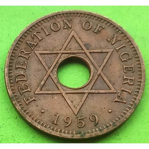 Нигерия 1/2 пенни 1959 г.