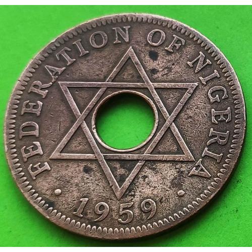 Нигерия 1 пенни 1959 г.