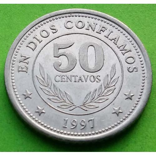 Никарагуа 50 сентаво 1997 г.