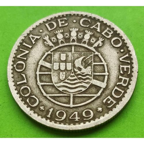 Никелевая бронза - Колония де Кабо-Верде 1 эскудо 1949 г.