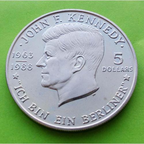 Ниуэ 5 долларов 1988 г. (Дж. Кеннеди)