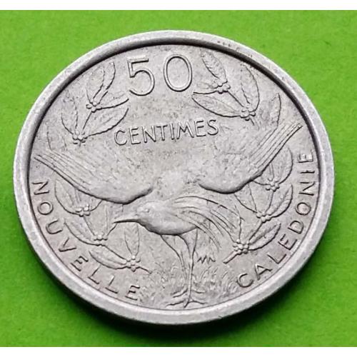 Один год выпуска - Новая Каледония 50 сантимов 1949 г.