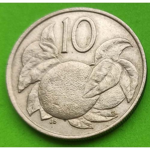Острова Кука 10 центов 1972 г. (первый портрет - пореже)