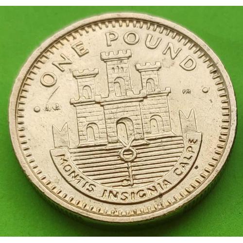 Отличное состояние - Гибралтар 1 фунт 1999 г. (крепость)