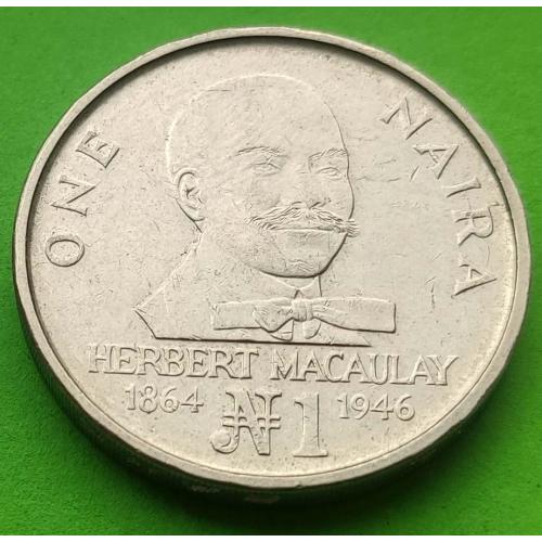 Отличное состояние - Нигерия 1 найра 1991 г.