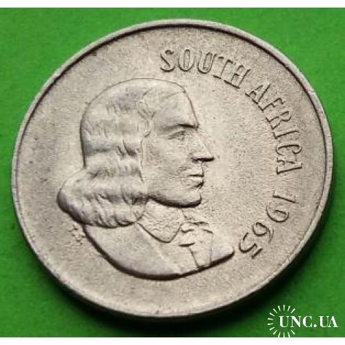 Отличное состояние - ЮАР 10 центов 1965 г. (надпись на английском)