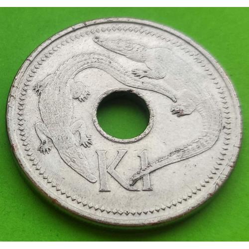 Папуа Новая Гвинея 1 кина 2010 г. - редкая, небольшого размера