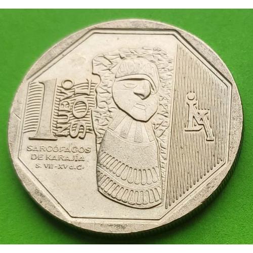 Перу 1 соль 2010 г. (Карахиа) - редкая