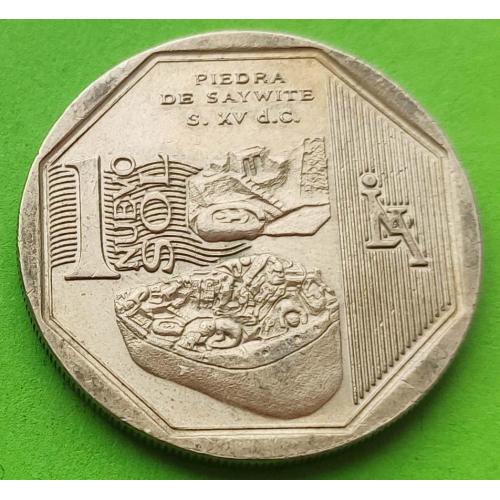 Перу 1 соль 2012 г. (Монолит Сайвитс) - нечастая