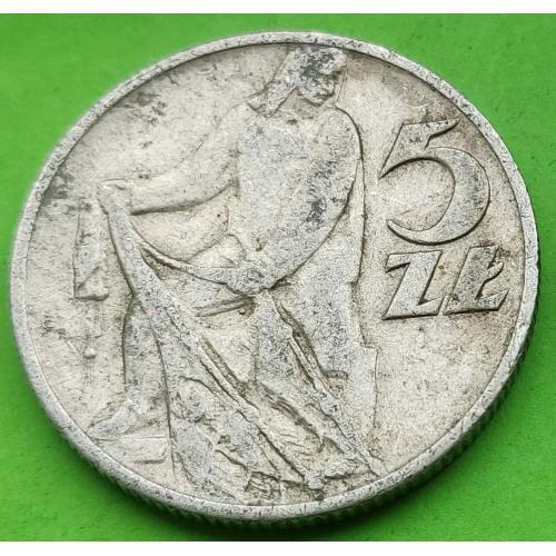 Польша 5 злотых 1974 г.