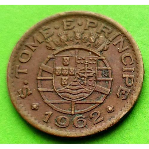 Порт. Сан-Томе и Принсипи 20 сентаво 1962 г.